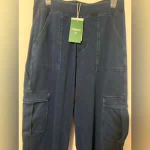 HALARA Navy blue Straight Leg Pants Large petite